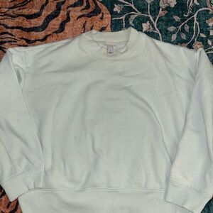 a new day Light Mint Green Crewneck